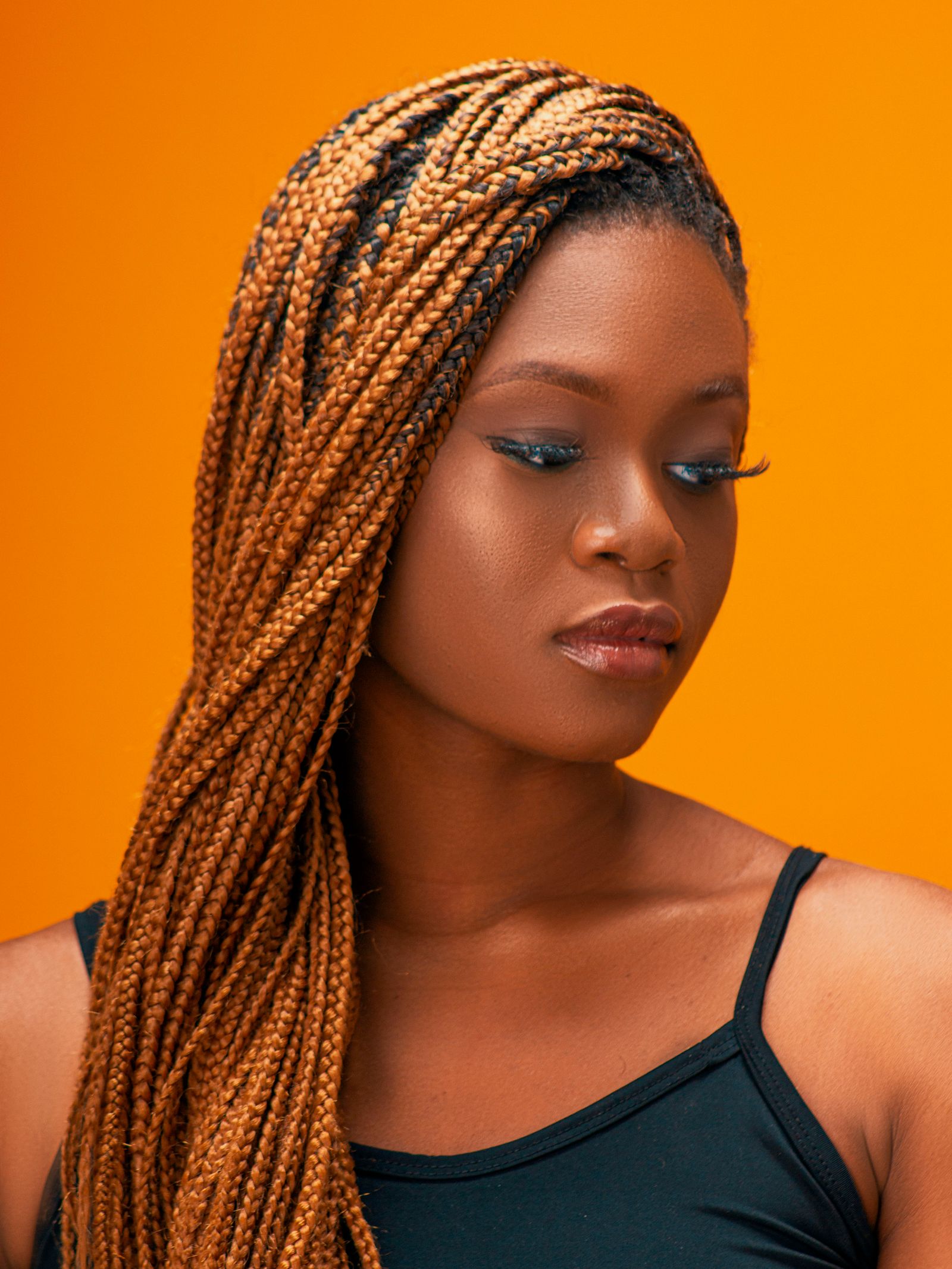 Knotless Box Braids — a hair look on BLK GLO