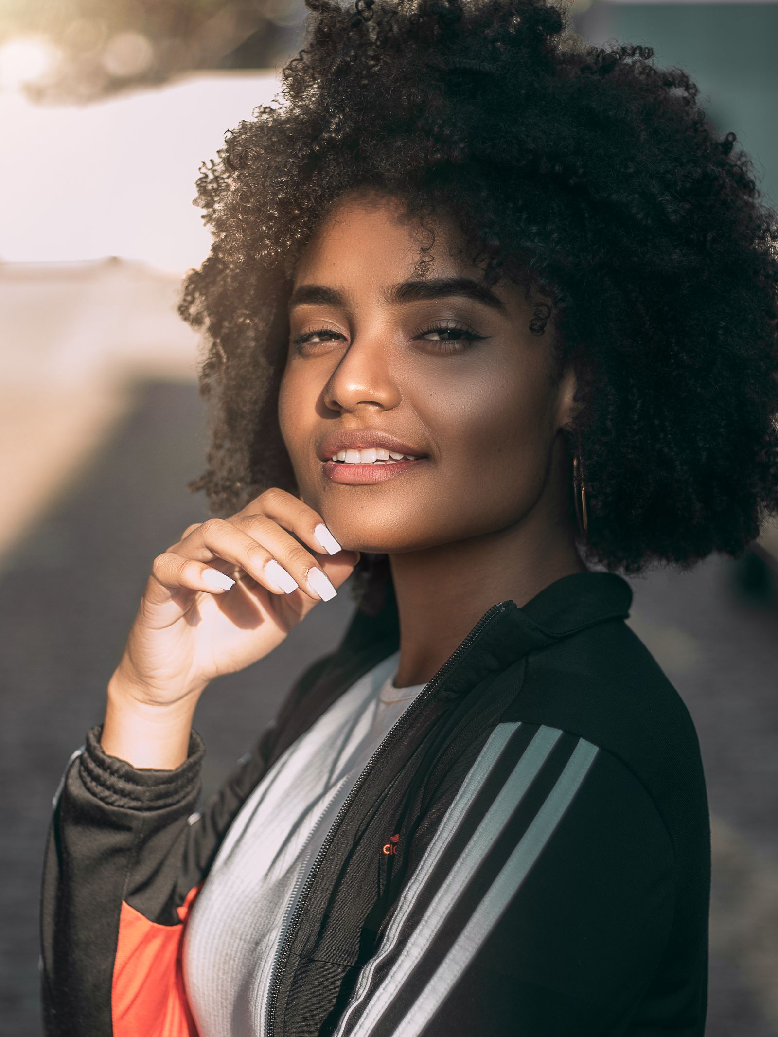 Curly Afro Hair — a hair look on BLK GLO